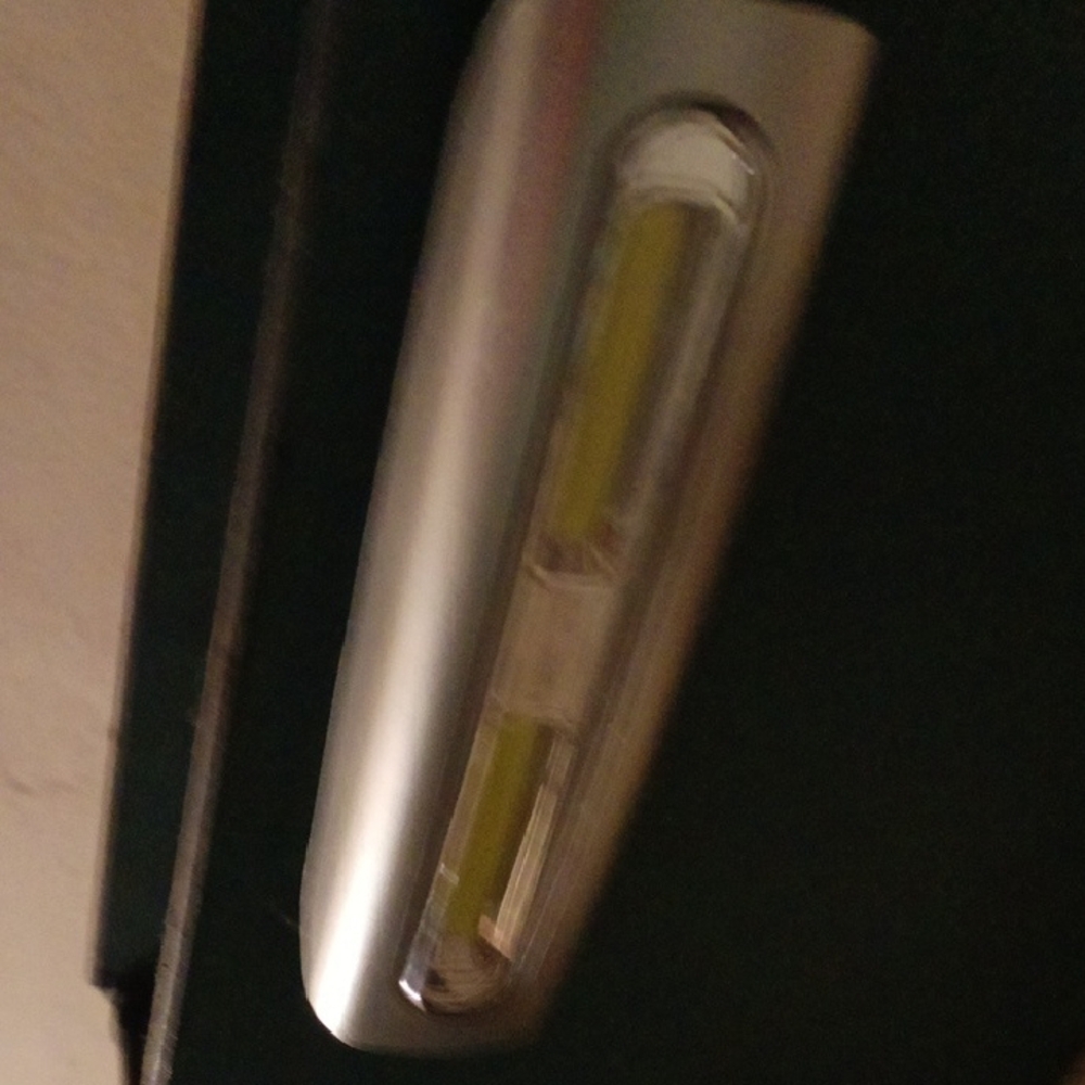 Sleek Silver LED Wall Light